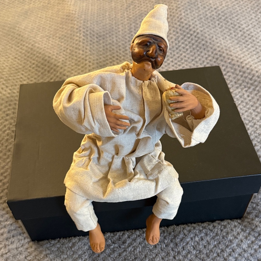 Pulcinella Vintage Italian Folk Art
